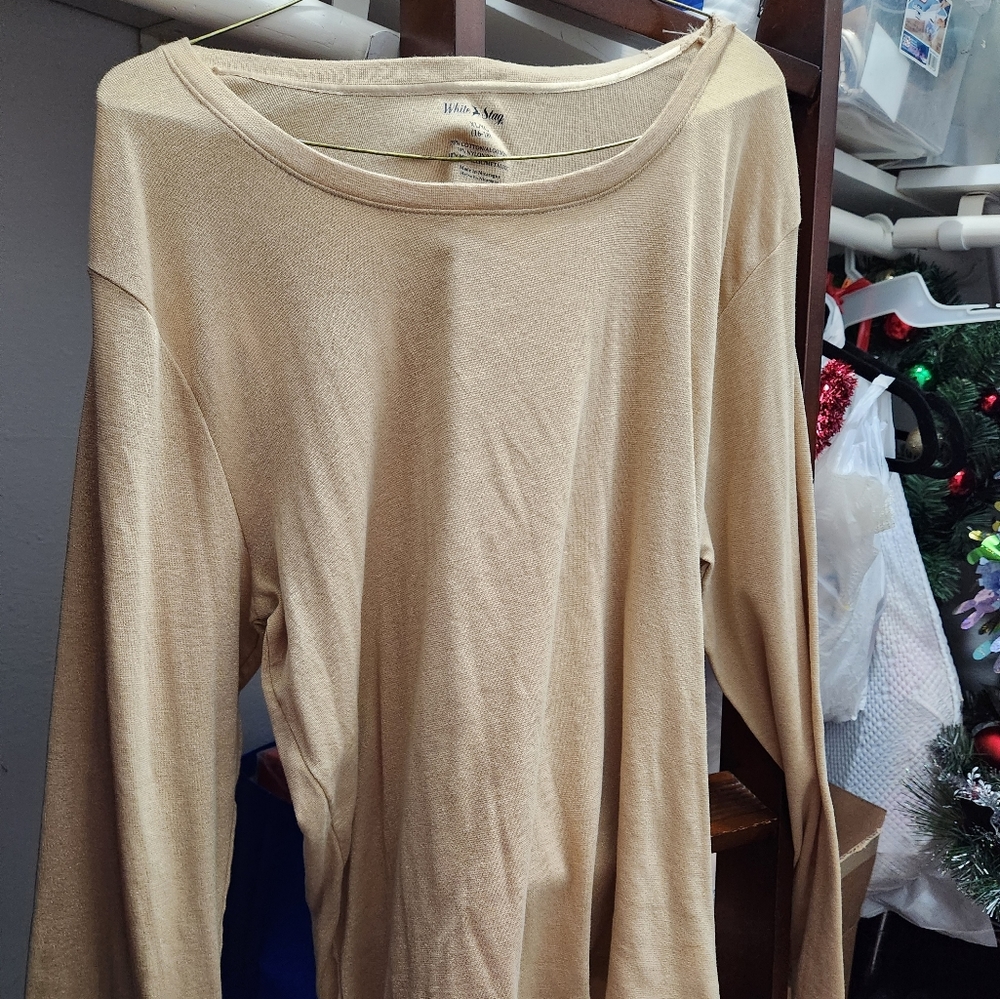 Long sleeve  top size XL